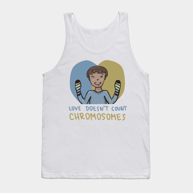 Love doesn't count chromosomes Tank Top by Antiope